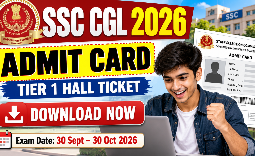 SSC CGL Admit Card 2026